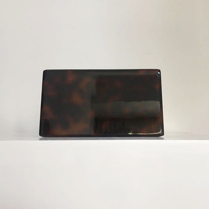 Luxury Retro Leopard Print Acrylic Bag Tortoiseshell Simple Square Evening Bag Clutch Women