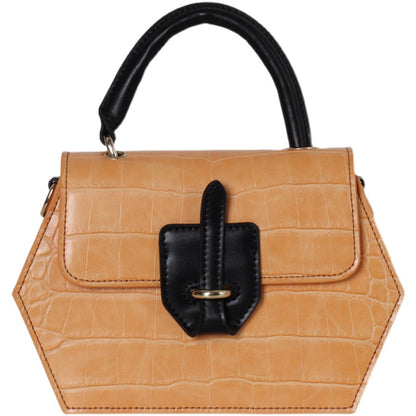 Niche women’s new simple fashion all-match candy color small square bag portable shoulder lock crossbody bag