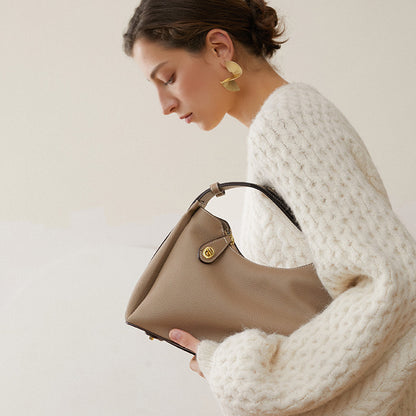 direct supply woman handbag luxury ladies genuine leather bag underarm crossbody bag for woman