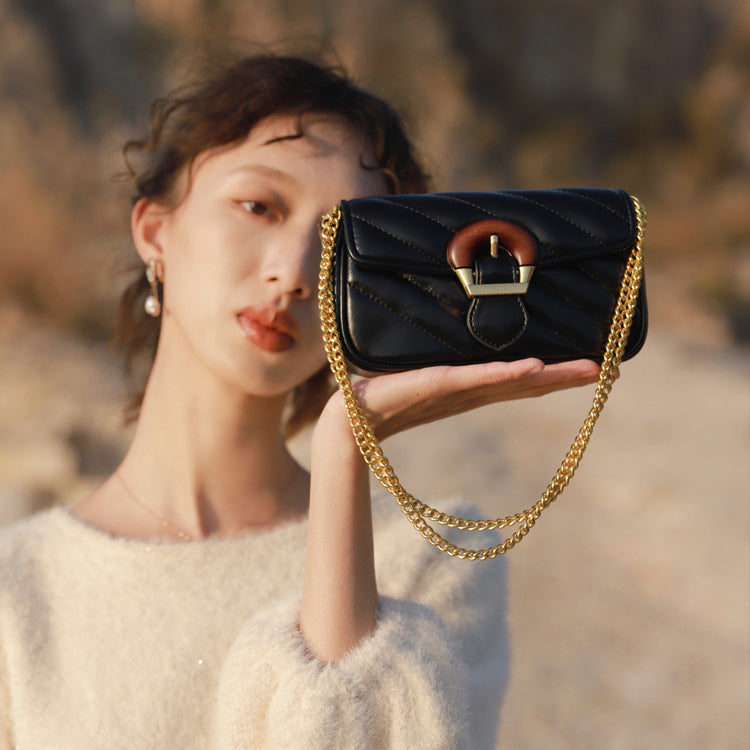 Small luxury women’s bag new fashion chain women’s bag high-end mini shoulder cross-body bag