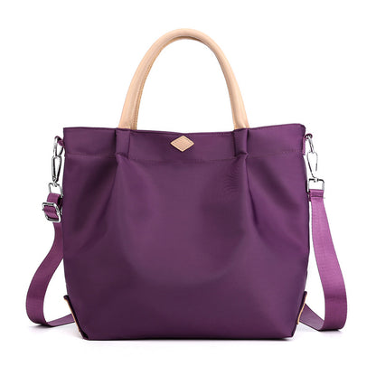 Amazon Popular Fashion Waterproof Hand Bag Durable Nylon Women Ladies Tote Messenger Bag