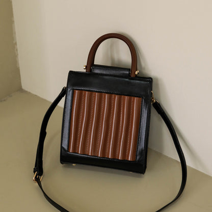 PU leather bucket bag for women sac bolso bandolera