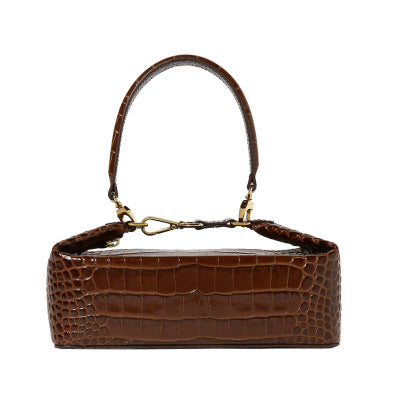 New Arrival Embossed Alligator Pattern High Quality Women Clutch Bags Small Rectangle Box Hand Bag ladies