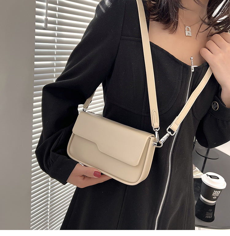 2026 new fashion niche cross-bag Korean version of the simple shoulder bag messenger bag