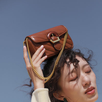 Small luxury women’s bag new fashion chain women’s bag high-end mini shoulder cross-body bag