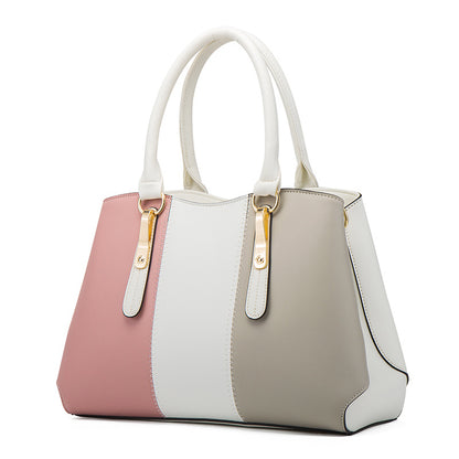 Stitching Handbags For Ladies Shoulder Bags Large Capacity Women Hand Bags 4 in 1