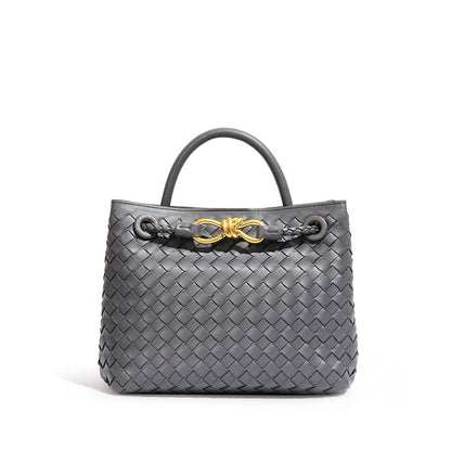 Women designer bag large-capacity handbag female simple hand-woven bag shoulder two compartment tote bag