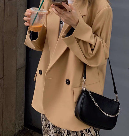 Three-in-one cross-shoulder bag fashionable cool chain cross-body bag girl’s handbag