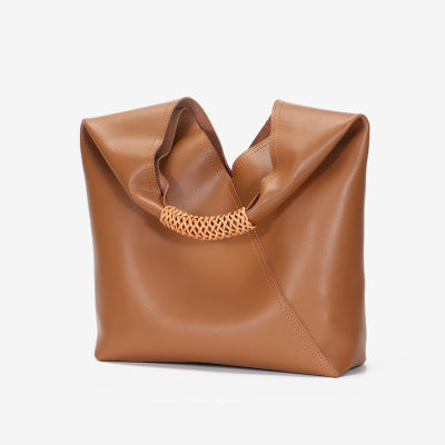 2026 European and American retro large-capacity portable tote bag female  bags luxury purses and handbags