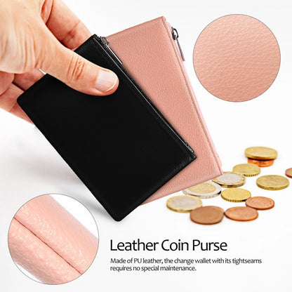 2pcs Coin Purse Change Purse Small Zipper Coin Purse Portable Change Wallet for